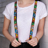 MARVEL COMICS Suspenders - 1.0" - Avengers Superheroes- WAV001