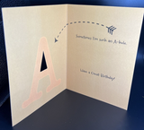 Humorous Birthday Greeting Card w/Envelope