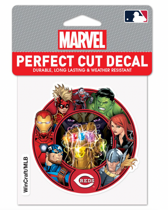 Cincinnati Reds Marvel Avengers Perfect Cut Decal 4