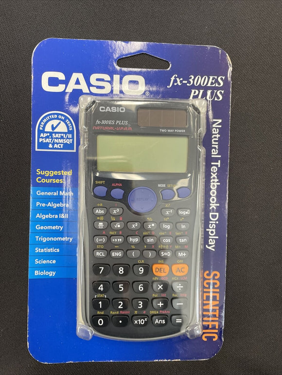 Casio fx-300ES PLUS Scientific Calculator, Textbook Display NEW