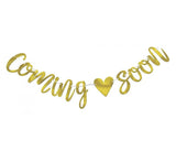 Coming Soon Foil Letter Banner