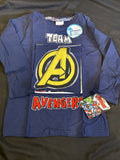 Marvel Avengers Team Flip Up Long Sleeve Tshirt w/ MatchingHeroes pants Kids Size 10