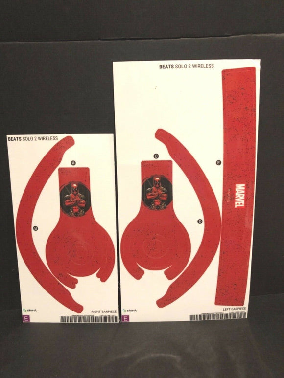 Marvel Deadpool Merc With A Mouth Beats Solo 2 Wireless Skinit Skin NEW