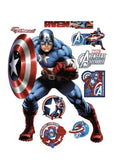 Original FATHEAD Marvel Avengers Assemble Captain America Lge Decal 96-96085 NEW