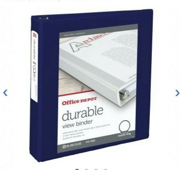 Office Depot Brand Durable View 1 1/2