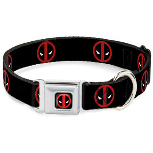 MARVEL DEADPOOL Deadpool Logo Seatbelt Buckle Collar-WDP007