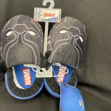 BLACK PANTHER MARVEL AVENGERS Boys Foam No Slip Plush Slippers Size 9/10