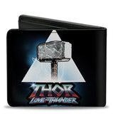 Marvel Thor Love Of Thunder Bifold Buckle Down Wallet