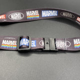 Marvel Logo Lanyard for Keys Adjustable and Clasp Closure