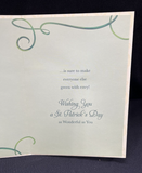 St. Patrick's Day Niece Greeting Card w/Envelope