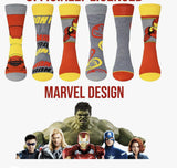 Marvel Iron Man Assorted  6pairs Boys Crew Socks Size M