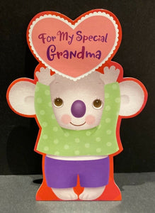 For Grandma Valentine’s Day Greeting Card w/Envelope NEW