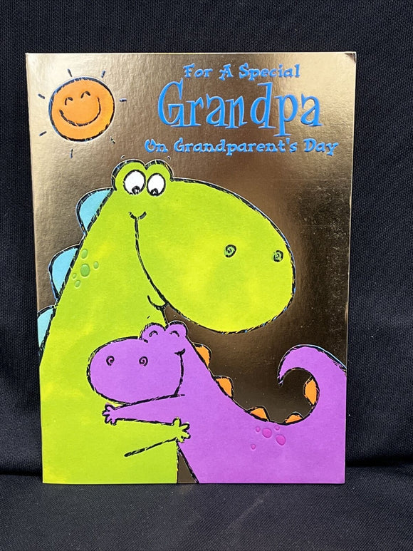 For Grandpa on Grandparent's Day Greeting Card w/Envelope