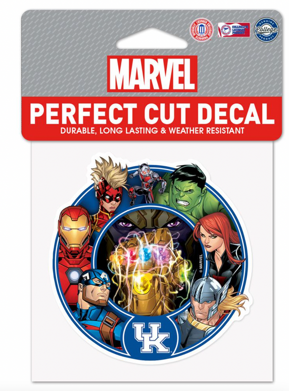 Kentucky Wildcats Marvel Avengers Perfect Cut Decal 4