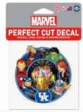 Kentucky Wildcats Marvel Avengers Perfect Cut Decal 4"x4"