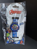 Avengers Youth Flashing LCD Watch w/Avengers Logo Band New