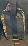 Marvel Heroes Sling Bag Adjustable Strap Zip Closure W/ Outer Pocket