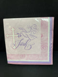 Faithful Dove Pink Lunch Napkin 36 Ct