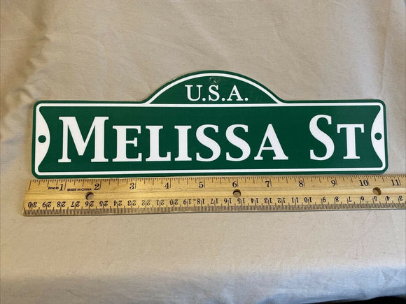 Green Street Room Sign Personalized  ~ USA  Melissa St ~ Stocking Stuffer ~