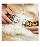 Buckle Down Marvel Retro Comics 1” Large Dog Collar Adjustable 15”-26” WAV042