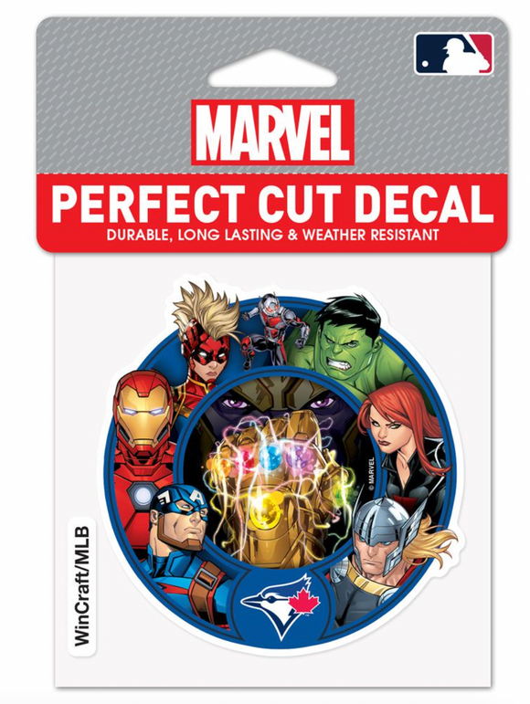 Toronto Blue Jays Marvel Avengers Perfect Cut Decal 4