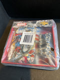 Captain America Trifold Chain Wallet  w/Snap Closure New