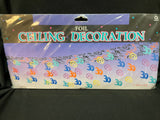 30th Birthday Party Supplies Ceiling Foul Decoration 12" x 12'