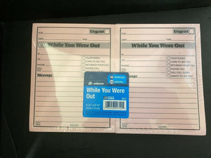 Adams "While You Were Out" Message Pad - 50 Sheet/Pad - Package of 24 Pads