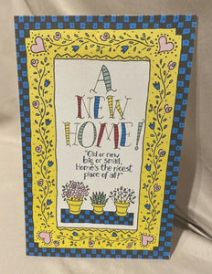 New Home  Greeting Card w/Envelope NEW