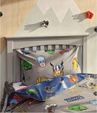 M&S Marvel Comics Cotton Blend Kids Single Duvet & Pillow Case Bedding