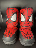 Spiderman Light Up Storm Boot Hook N Loop Closure Kids 7 Marvel