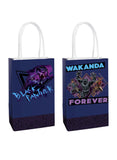 BLACK PANTHER 'Wakanda Forever' KRAFT PAPER FAVOR BAGS (8ct)~Birthday Party Marvel