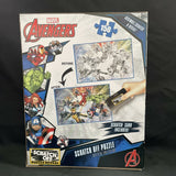 Scratch Off Puzzle Reveal Marvel Avengers- 150 Pieces Ages 5+