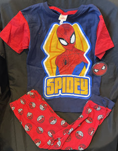 Marvel Spidey Kids Graphic Tshirt with Pants Set Size 4