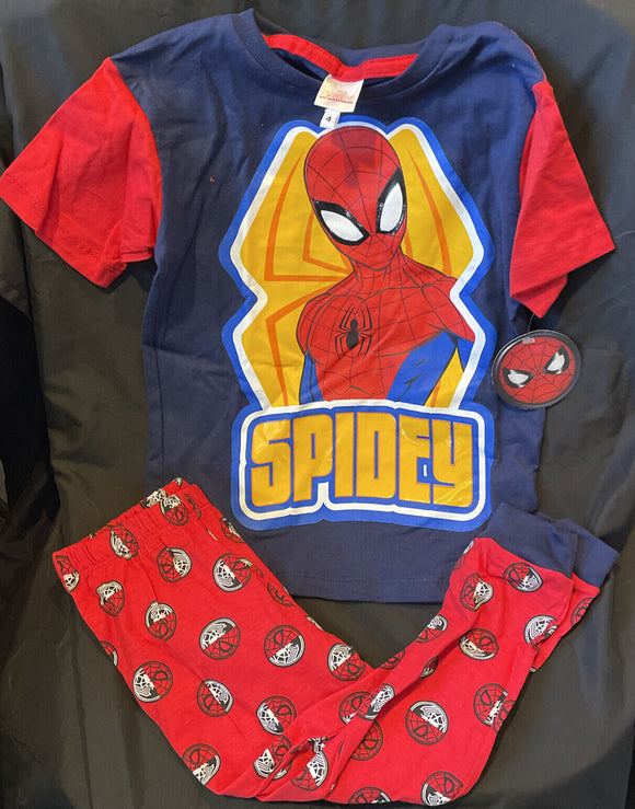 Marvel Spidey Kids Graphic Tshirt with Pants Set Size 4