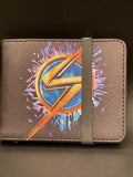 Ms Marvel Logo Bifold Buckle Down Mens Wallet