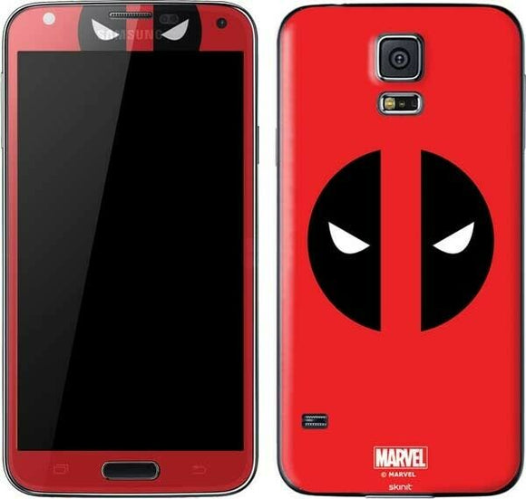 Marvel  Deadpool Logo Red Galaxy S5 Skinit Phone Skin NEW