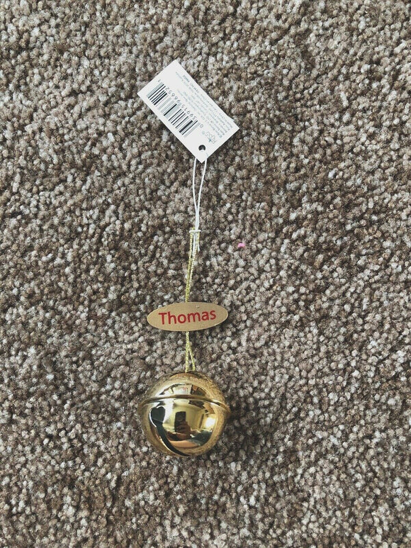 Russ Berrie Thomas Personalized Bell Ornament NEW