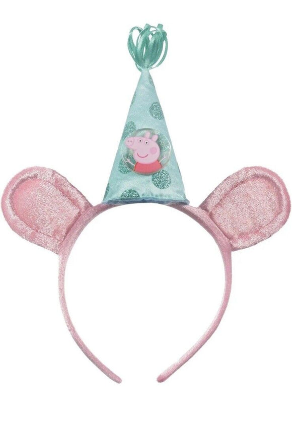 Peppa Pig Confetti Nick Jr Cartoon Kids Birthday Party Favor Deluxe Headband