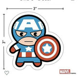 Marvel Captain America Kawaii 3" Vinyl Decal Sticker New