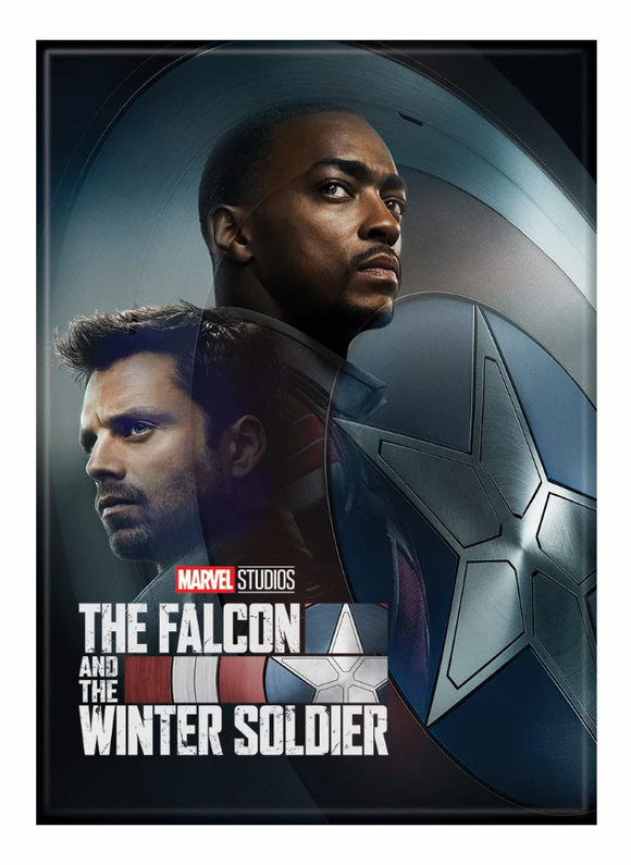 Marvel Falcon Winter Soldier FalWiSold Poster Close Ata-Boy Magnet 2.5