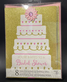 Bridal Shower Cake Jumbo Felix Invitation 8ct