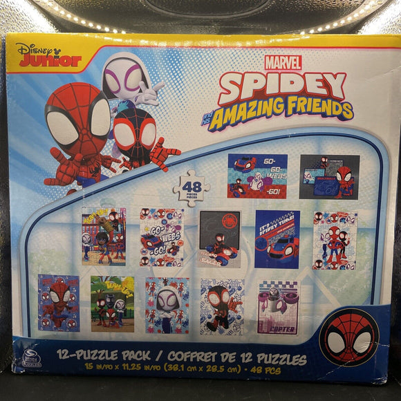 Marvel Spidey & Amazing Friends 12 Puzzle Pack