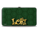 NWT Buckle Down Products Marvel Comics LOKI Thor Pose Hinged Wallet Slim Clutch