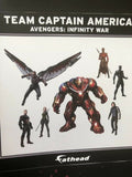 FATHEAD Avengers Infinity War Team Captain America Decal Sticker 96-96251 Marvel NEW
