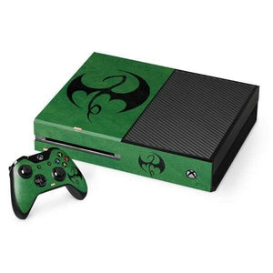 Iron Fist Dragon Symbol Xbox One Console & Controller Skin By Skinit Marvel NEW