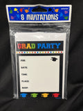 Grad Party Invitation w/Envelope 8ct