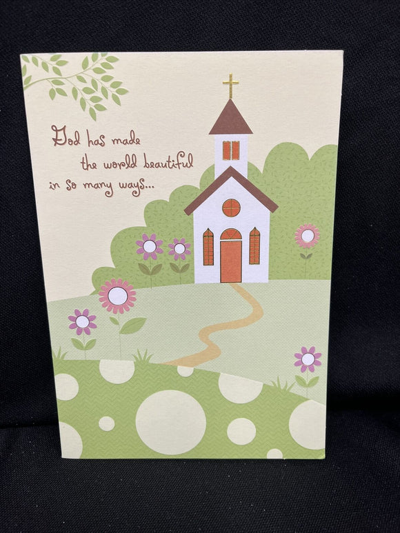 First Communion Greeting Card w/Envelope