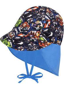 Marvel Heroes Toddler Beach Hat W/UPF Protection Size 2T-4T