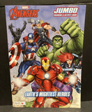 Bendon MARVEL AVENGERS Jumbo Coloring & Activity Book EARTH'S MIGHTIEST HEROES